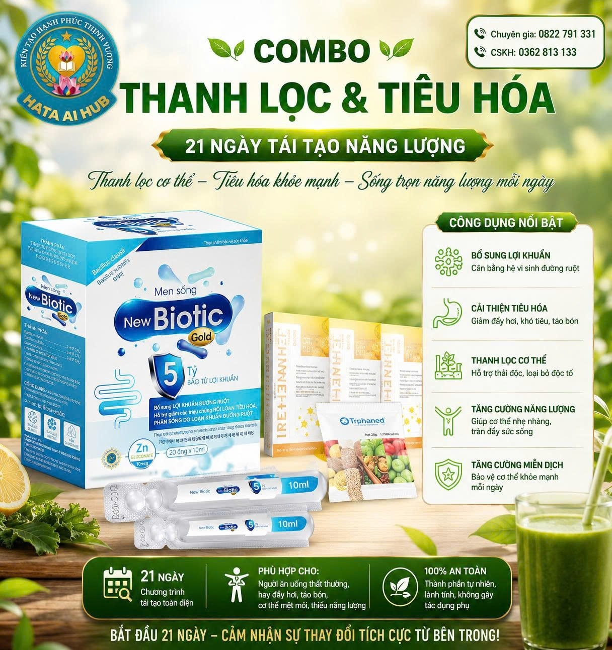 Combo Thanh Lọc & Tiêu Hóa