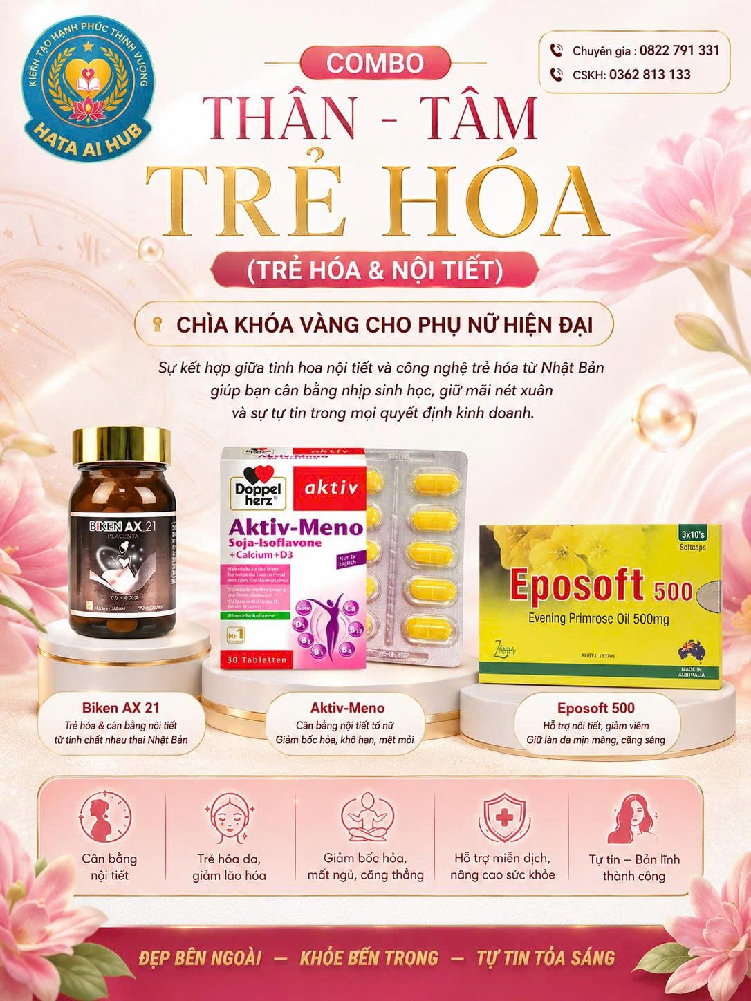 Combo Thân – Tâm Trẻ Hóa